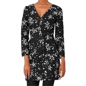 Kate Spade Saturday Cotton Star Long Sleeve Bodycon Dress